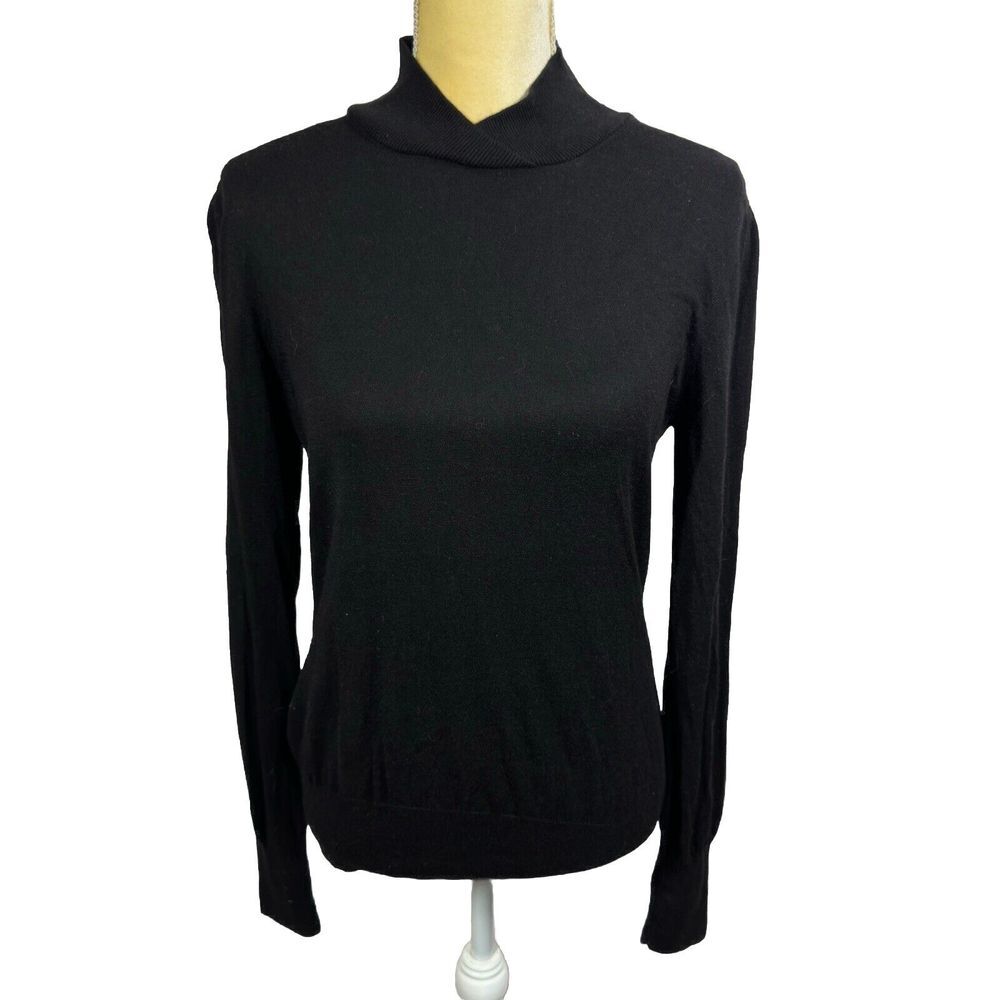 Latvia Sweater Women Size XL Cashmere‎ blend Turtle Neck Witchy